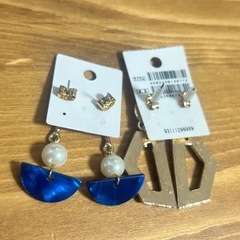 ピアス イヤリング 金の画像