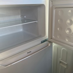 【美品・高年式2023年製】ハイアール 130L 2ドア冷蔵庫 JR-N130C（色：白）の画像