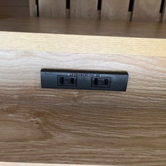 木製ダブルベッドフレーム ヘッドボード付の画像