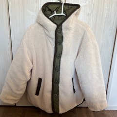 Samansa Mos2 リバーシブルフリースジャケットフリーサイズの画像