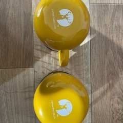 【受付終了】captain stag ホーローマグカップ　2個セットの画像