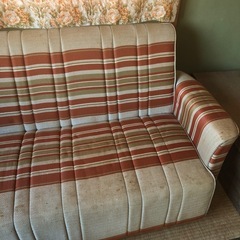 決まりました　ソファ　レトロ感あり　2人がけ用の画像