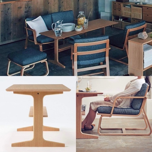 無印 ダイニングテーブルセット【テーブルのみ】 無印良品／ダイニングテーブルセット／4点セット | 宇都宮のリサイクル