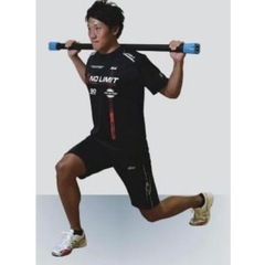 ①【美品‼️】定価8,580円♪ ニシスポーツ ソフトトレーニングバー 5kg  ラバー トレーニング エクササイズ の画像