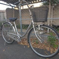 ブリジストン　２６インチのママチャリです。前後タイヤ新品交換済みです。の画像