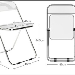 パイプ椅子　チェアの画像