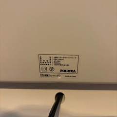 FOCHEA セラミックファンヒーター 2019年製の画像