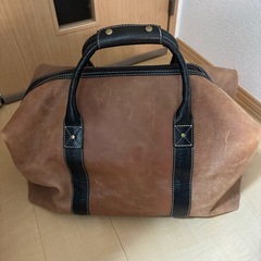 Timberland レザー ボストンバッグの画像