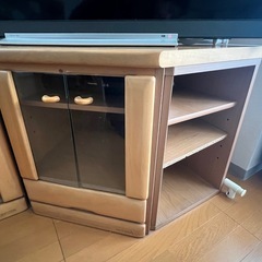テレビ台2パーツ　大塚家具シェスタの画像
