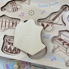 楽器のサウンドパズルの画像