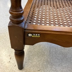 K2511-530 karimoku オールド 昭和レトロ 花台 サイドテーブル コロニアル キズ汚れ有りの画像