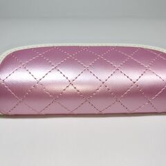 メガネケース女性用(キルティング生地のツートンカラー)￥950の画像