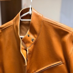 semantic design 合成皮革 ライダースジャケット LLサイズ
の画像