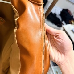 semantic design 合成皮革 ライダースジャケット LLサイズ
の画像