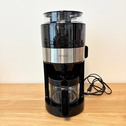 シロカ　コーヒーメーカー　全自動　コーン式　SC-C111