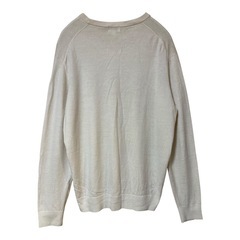 UNIQLO ニット 長袖 オフホワイト 白 XLの画像