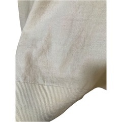 UNIQLO ニット 長袖 オフホワイト 白 XLの画像