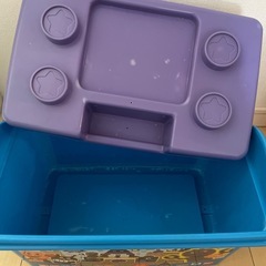 おおきなバイキンマンじょうとだだんだんブロックバケツのみの画像