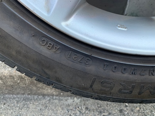 タイヤ　ホイール　15インチ　軽自動車　ダイハツ純正　
