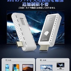 ワイヤレスHDMI 無線 送受信機セット 1080P/2.4G/5G超低遅延の画像