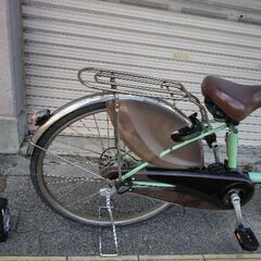 【ジャンク品】❮車体のみ❯[Panasonic]ViVi(ビビ)DX 26吋電動アシスト自転車(アップルグリーン )の画像