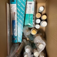 トールペイント　用品　筆　木材の画像