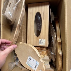 トールペイント　用品　筆　木材の画像