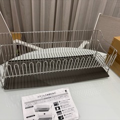 新品★半額以下★オークス UCHIFITステンレス水切りカゴ 22cmの画像