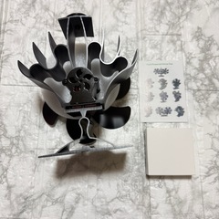 【新品未使用】ストーブファン 6つブレード 火力熱炉ファン 静音 省エネ 電源不要 空気循環の画像