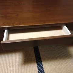 ローテーブル　引き出し付きの画像