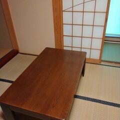 ローテーブル　引き出し付きの画像