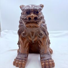 【❗️✨お家の守神に✨❗️】重厚感◎　シーサー3体まとめセット／お庭・玄関・店頭用にの画像