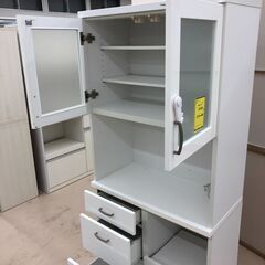 【ジャングルジャングル和歌山店】【Wa3426】食器棚　カケあり　リユースショップ リサイクルショップ 中古家具 中古家電 中古自転車 古着 冷蔵庫の画像