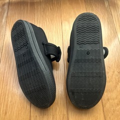 期間限定値下げ！フォーマル　黒靴　リボン　18センチの画像