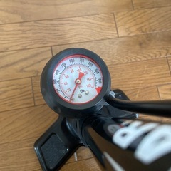 CYCLE GEAR 自転車 空気入れ　ポンプ 圧力計付き ブラックの画像