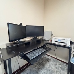 L字デスク横幅1000mm×1000mmの画像