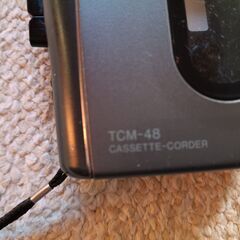 カセットレコーダー可動品TP-VS450＋おまけジャンク品TCM-48付セットの画像