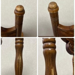 Shin-Lee シンリー ダイニングチェア アジアン カントリー 椅子 彫刻の画像