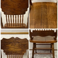 Shin-Lee シンリー ダイニングチェア アジアン カントリー 椅子 彫刻の画像