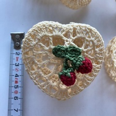 レースの小物入れ4個セットの画像