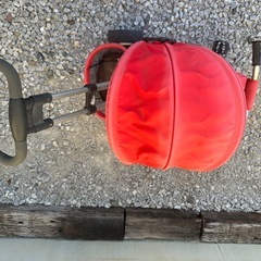 手押し棒付き三輪車の画像