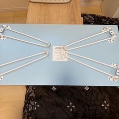 ローテーブル　ミニテーブル　淡いブルー　水色の画像