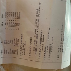 セミダブル　マットレス　新品シーツ、新品除湿マット付きの画像