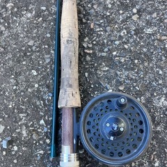 フライフィッシングロットとリール各種の画像