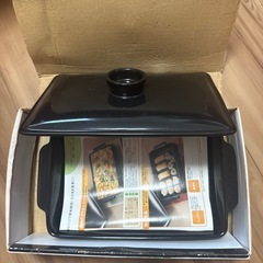 レンジで焼きやき陶板皿の画像