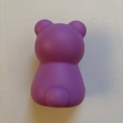 ガチャガチャ　光るくまさんの画像