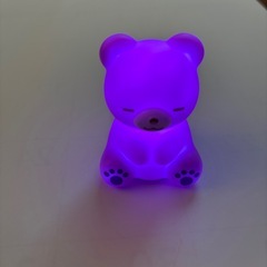 ガチャガチャ　光るくまさんの画像
