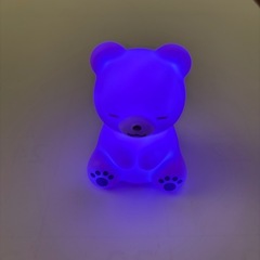 ガチャガチャ　光るくまさんの画像