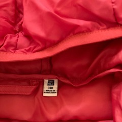 キッズ　中綿コート　ユニクロの画像