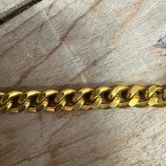 アルミゴールドチェーン幅8mmの画像